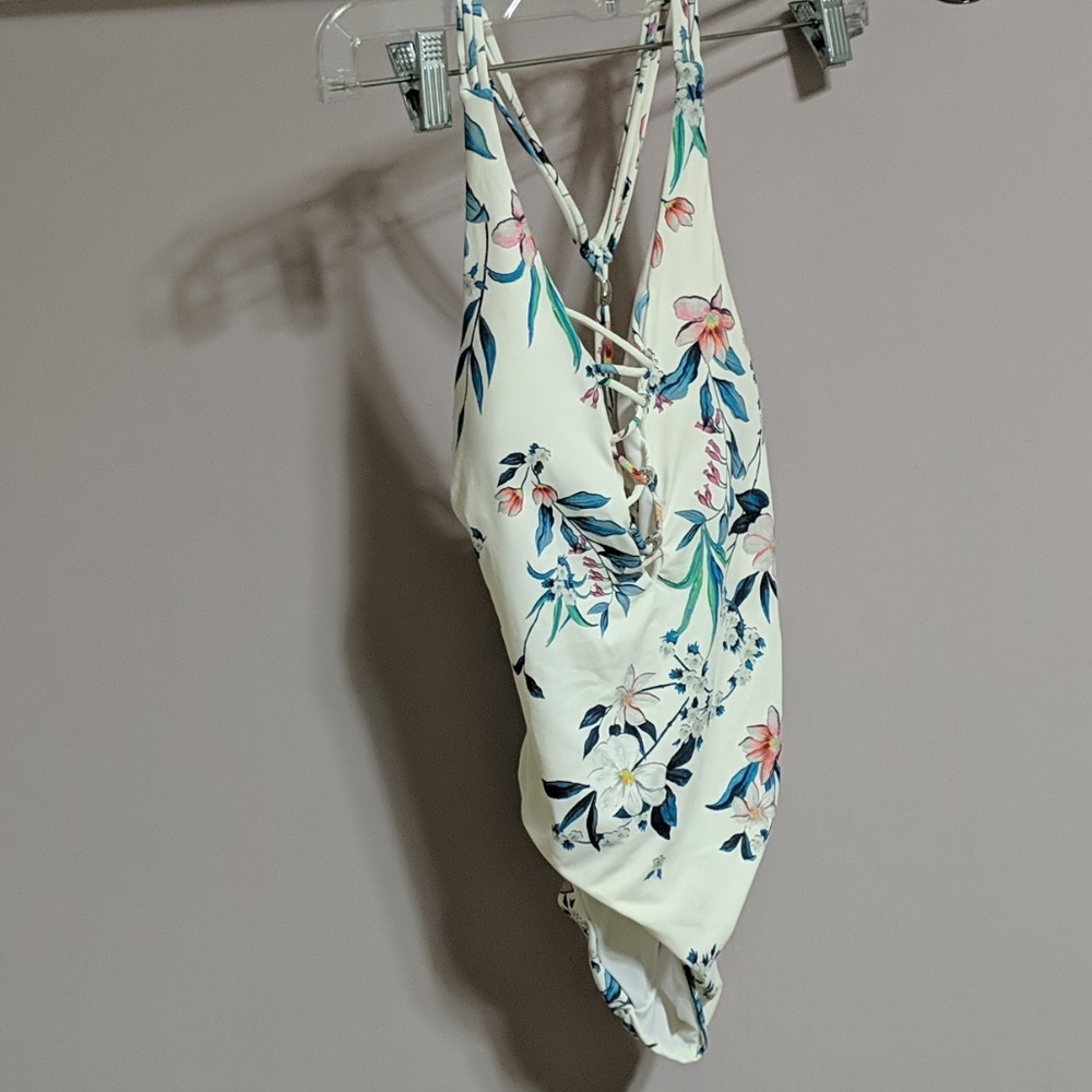 Floral one piece swimsuit XS